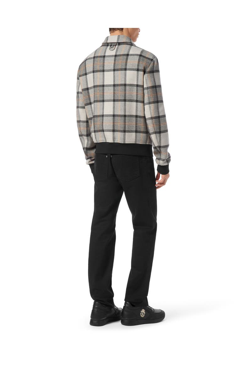 Wool Check Jacket Crest Men, Alternate, color, beige