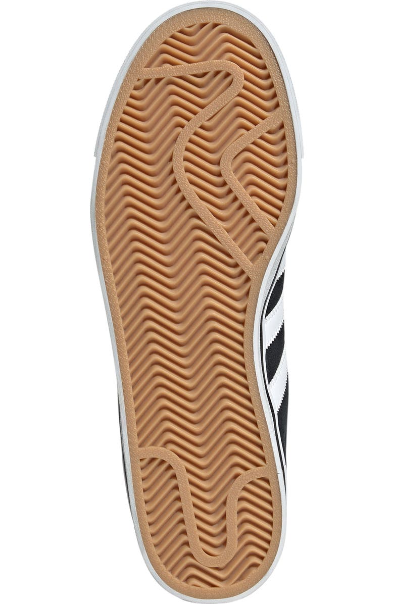 adidas Campus Vulcanized Sneaker, Alternate, color, Black/ White/ Gum