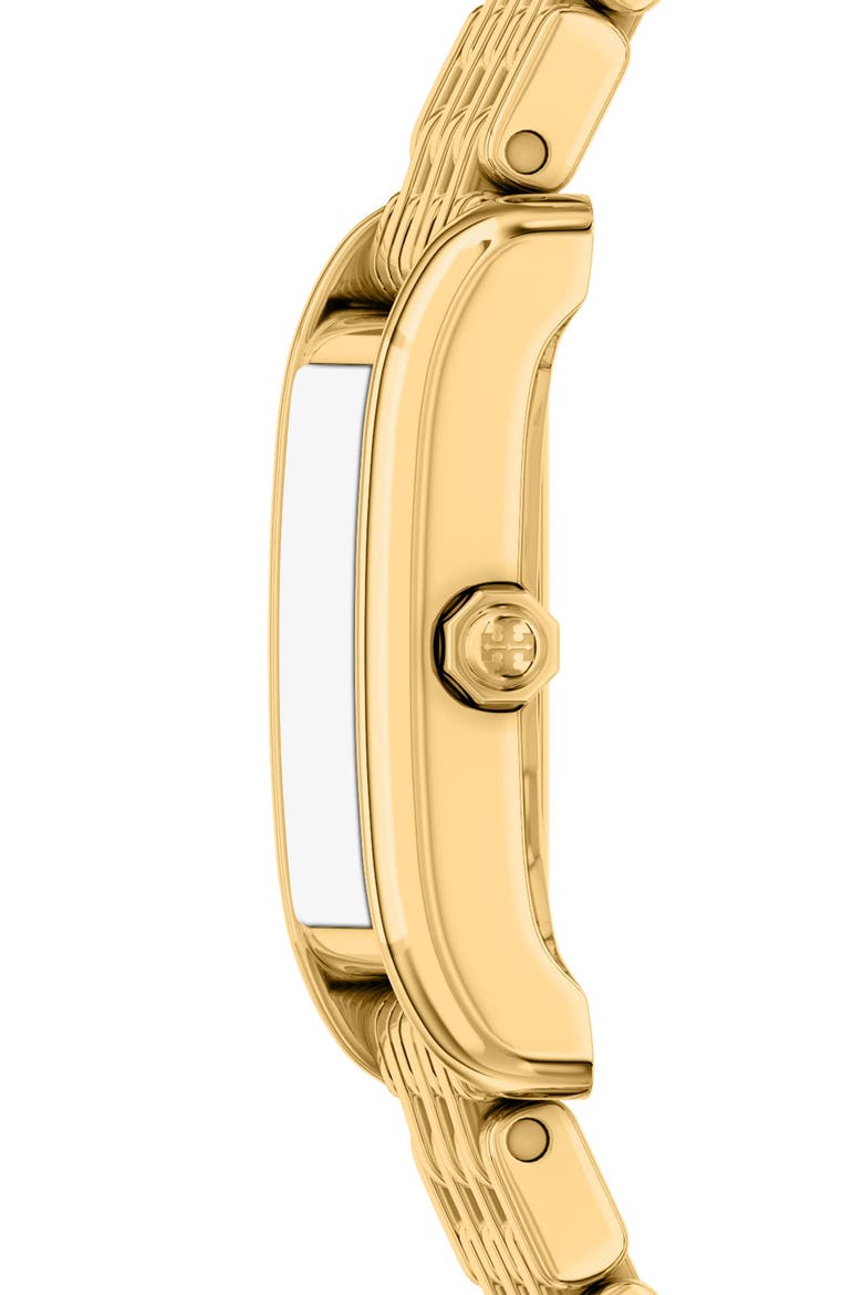 The Small Eleanor Tiger's Eye Bracelet Watch, 22mm x 28mm (Nordstrom Exclusive), Alternate, color, GOLD