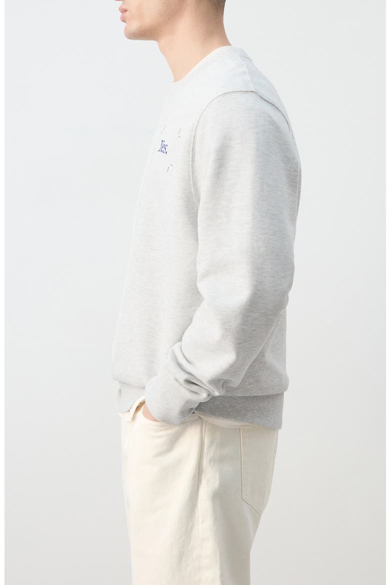 x Fantastic Man Yes Graphic Sweatshirt, Alternate, color, MEDIUM HEATHER GREY