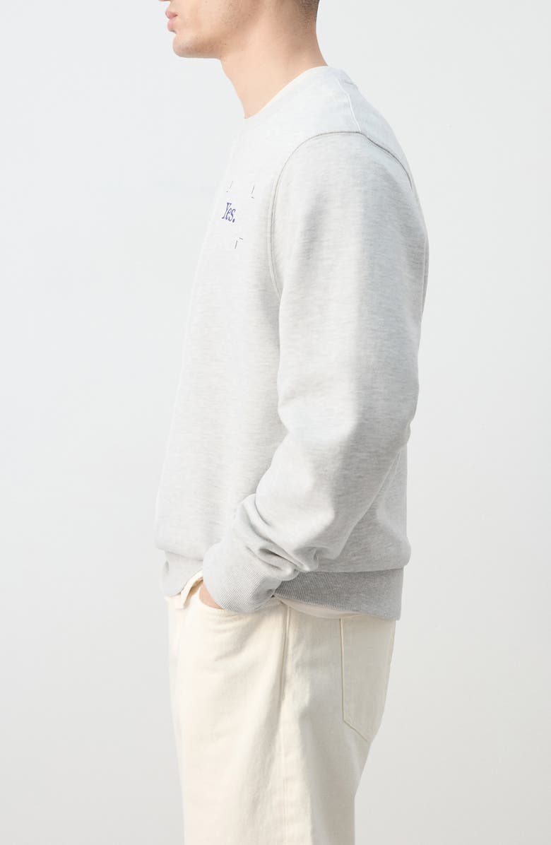 MANGO x Fantastic Man Yes Graphic Sweatshirt, Alternate, color, Medium Heather Grey