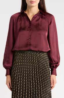 Long Sleeve Satin Shirt