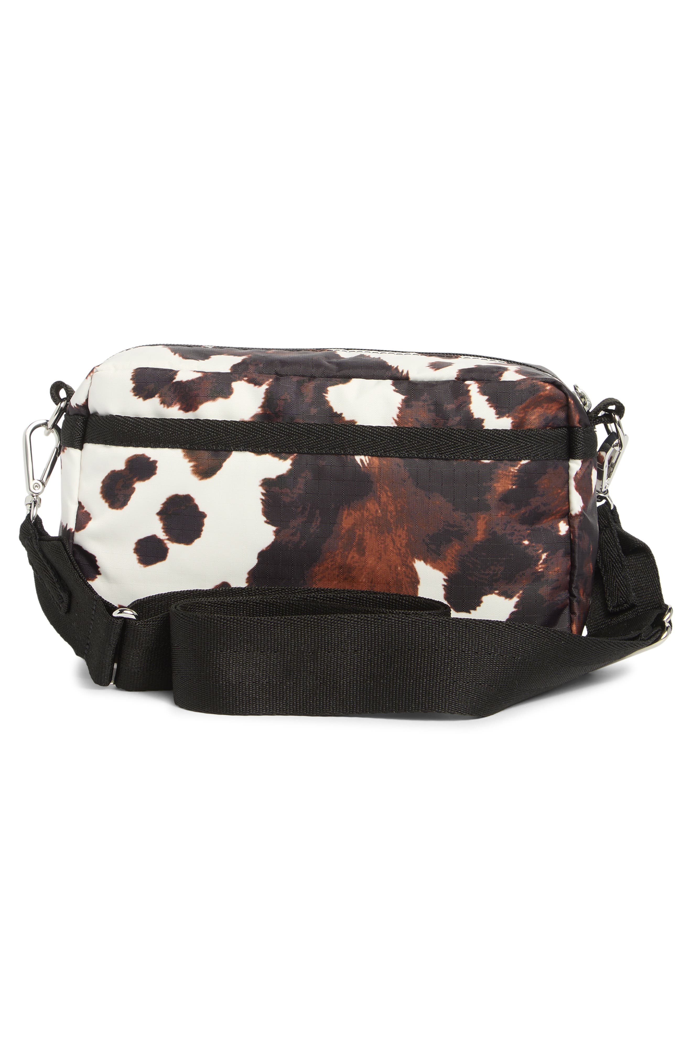 LeSportsac East/West Phone Crossbody Bag, Alternate, color, Cow Chic
