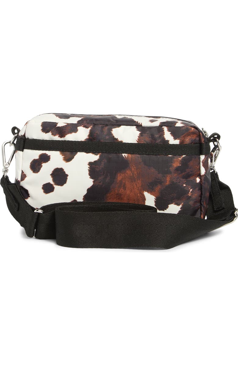 LeSportsac East/West Phone Crossbody Bag, Alternate, color, Cow Chic