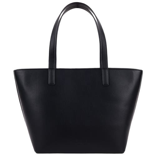 Daniele Nicole Peanuts Snoopy Minimal Tote Bag With Doghouse Cardholder In Black