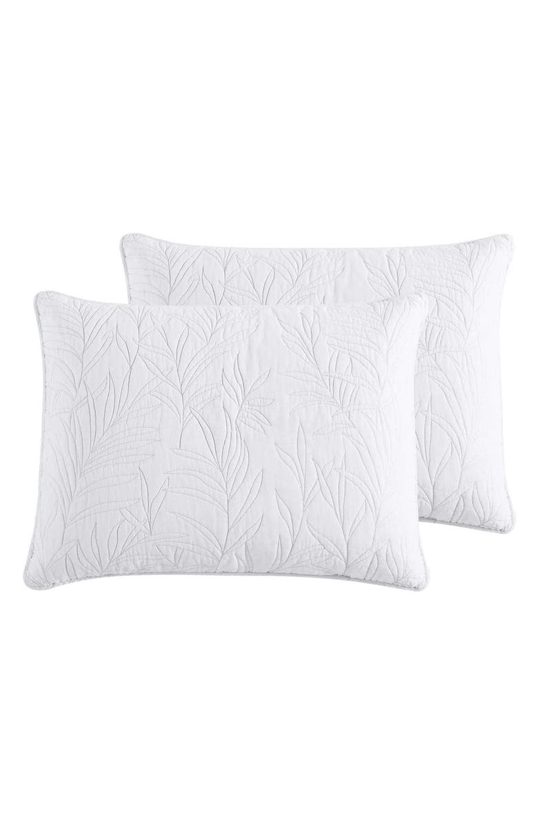 Tommy Bahama Solid Costa Quilt, Alternate, color, White