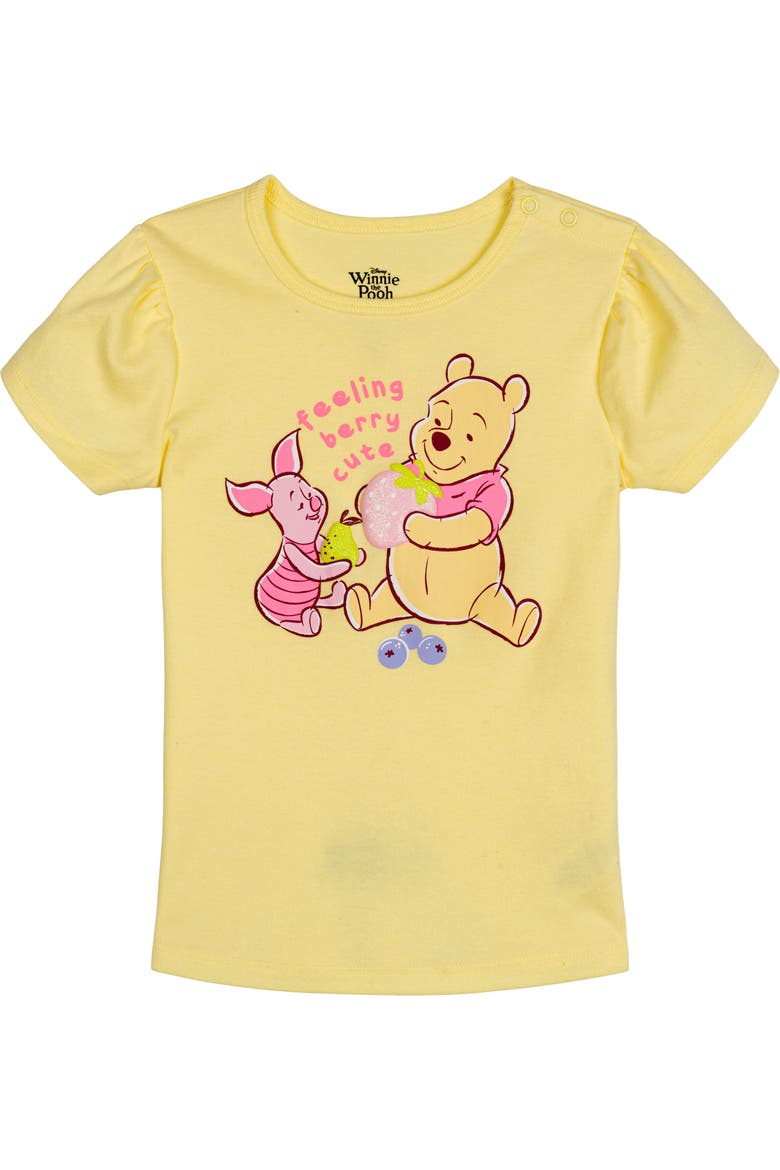 Winnie the Pooh 2-Piece T-Shirt and Shorts Set, Alternate, color, Pooh Piglet Yellow