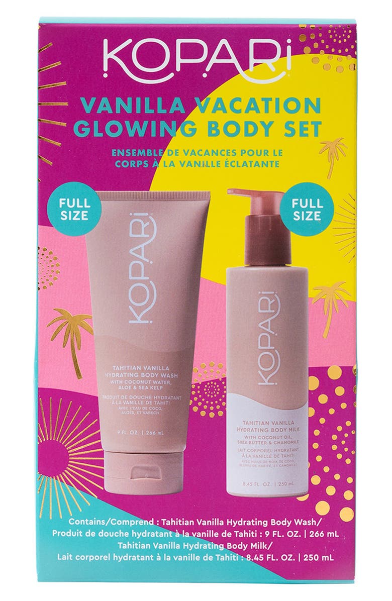 Kopari Glowing Vanilla Vacation Set USD $48 Value, Main, color,
