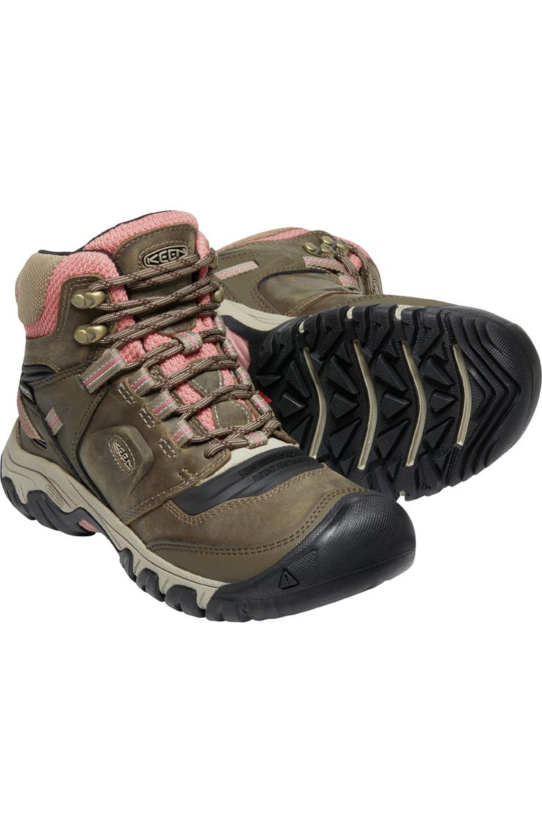 KEEN Ridge Flex Waterproof Mid Hiking Boot, Alternate, color,