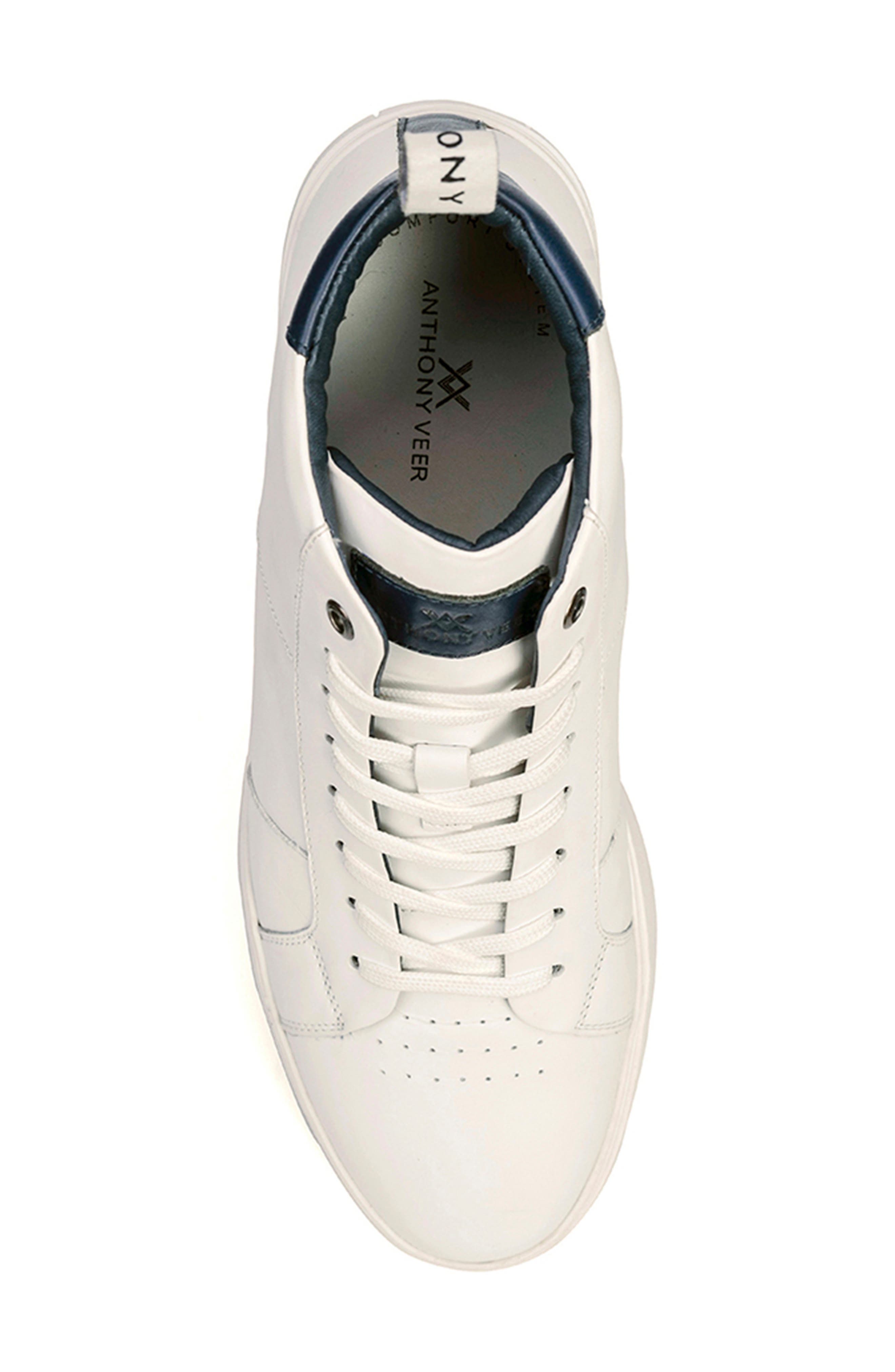 Anthony Veer Kips HIgh Top Sneaker, Alternate, color, White