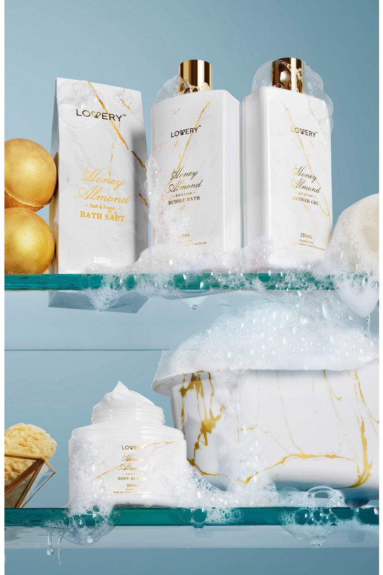 31pc Aromatherapy Self Care Kit, Alternate, color, White / Gold