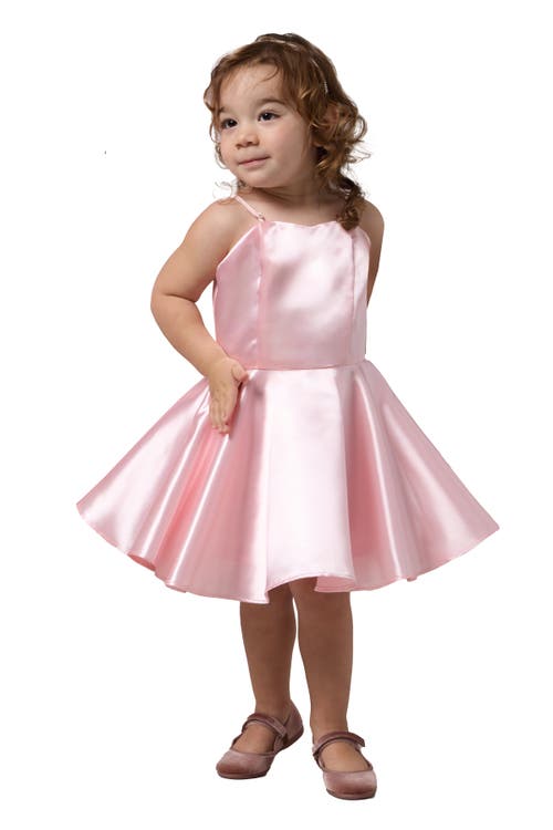 Un Deux Trois Fit And Flare Party Dress In Pink