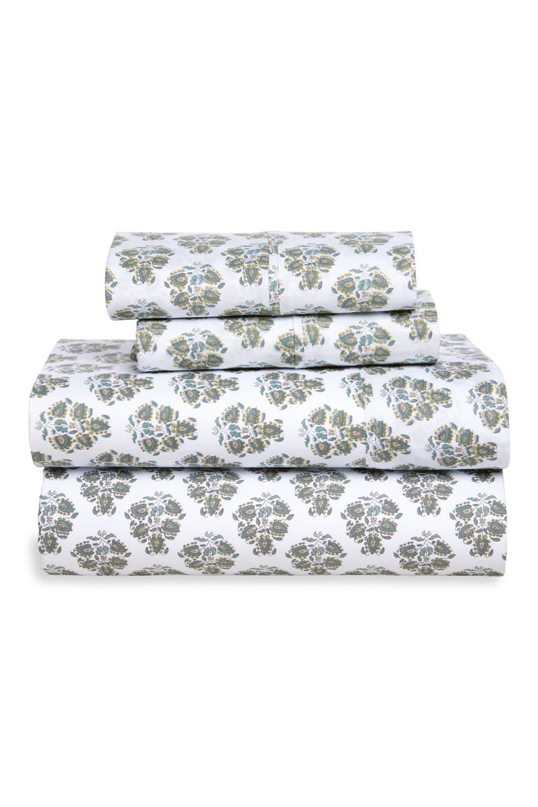 Daniella Sheet Set, Main, color, TURQUOISE