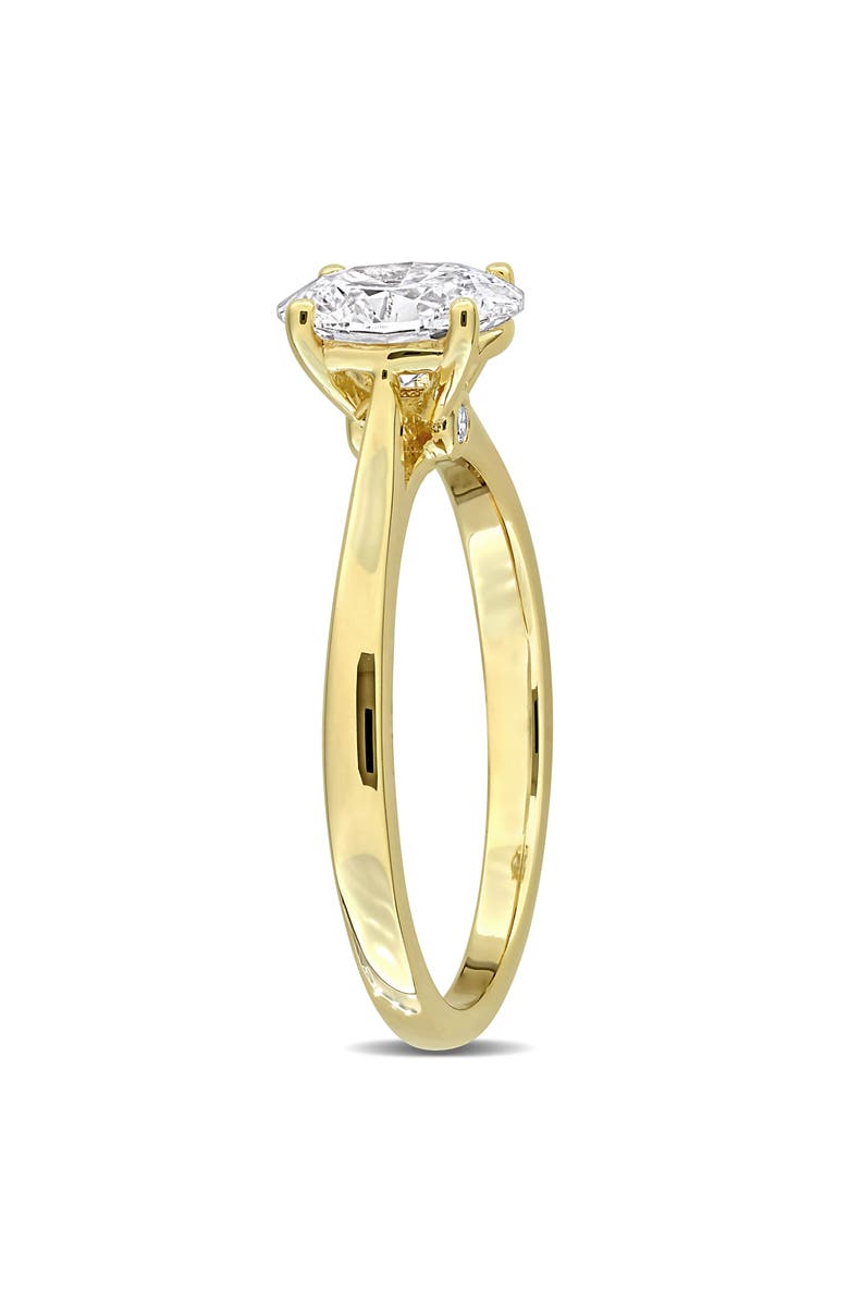 Created Forever Oval Cut Lab Grown Diamond Solitaire Ring, Alternate, color, 