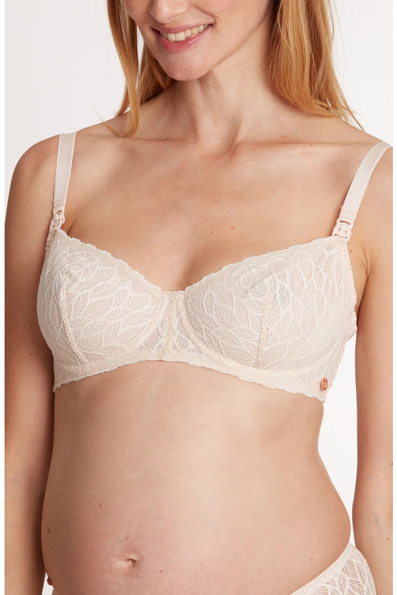 Bliss Pregnancy and nursing bra, Main, color, Blush