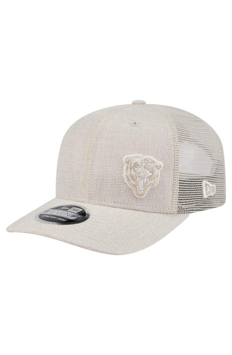 New Era Men's New Era Natural Chicago Bears Flawless 9SEVENTY Stretch-Snap Hat, Main, color, 