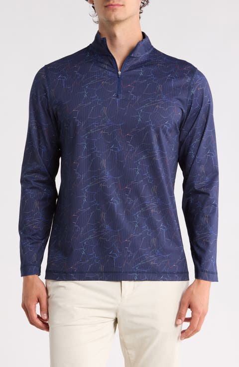 Rib Half Zip Pullover