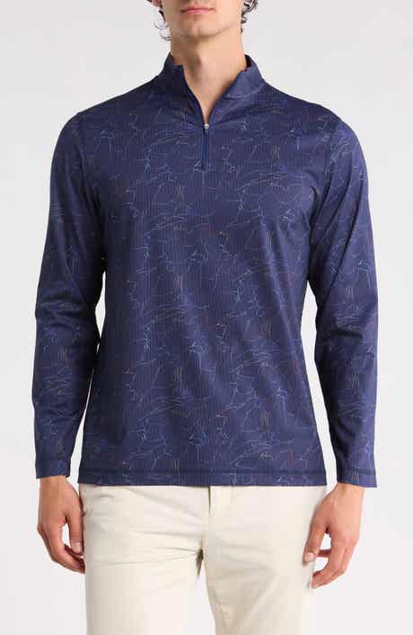 Bugatchi Rib Half Zip Pullover