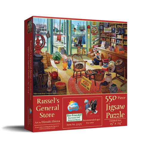 Russel's General Store 550 piece Jigsaw Puzzle for Adults