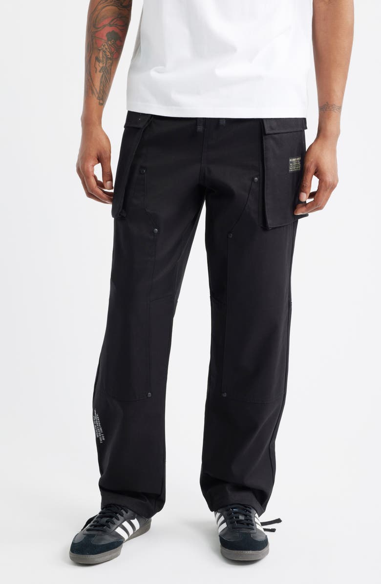 Billionaire Boys Club BB Flagship Core Cotton Twill Cargo Pants, Main, color, Black
