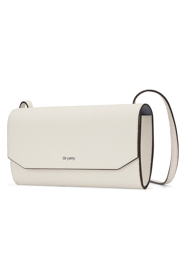 Mandy Leather Crossbody Wallet, Alternate, color, CLOUD