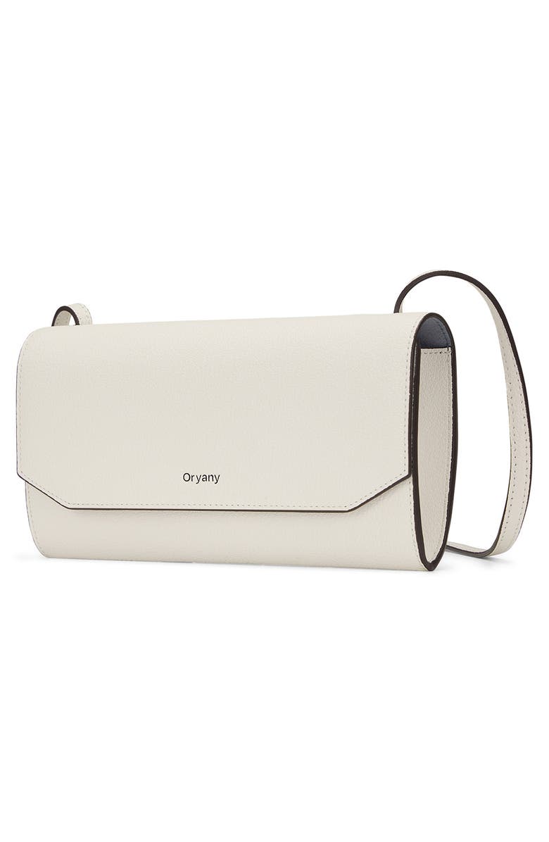 Oryany Mandy Leather Crossbody Wallet, Alternate, color, Cloud