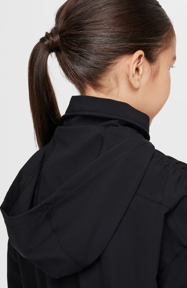 Nike Kids' Dri-FIT Jacket, Alternate, color, Black/ White