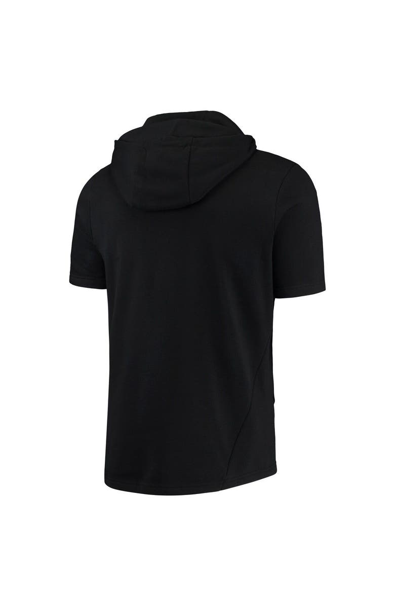 LEVELWEAR Men's Levelwear Black St. Louis Cardinals Recruit Short Sleeve Full-Zip Hoodie Jacket, Alternate, color, Black