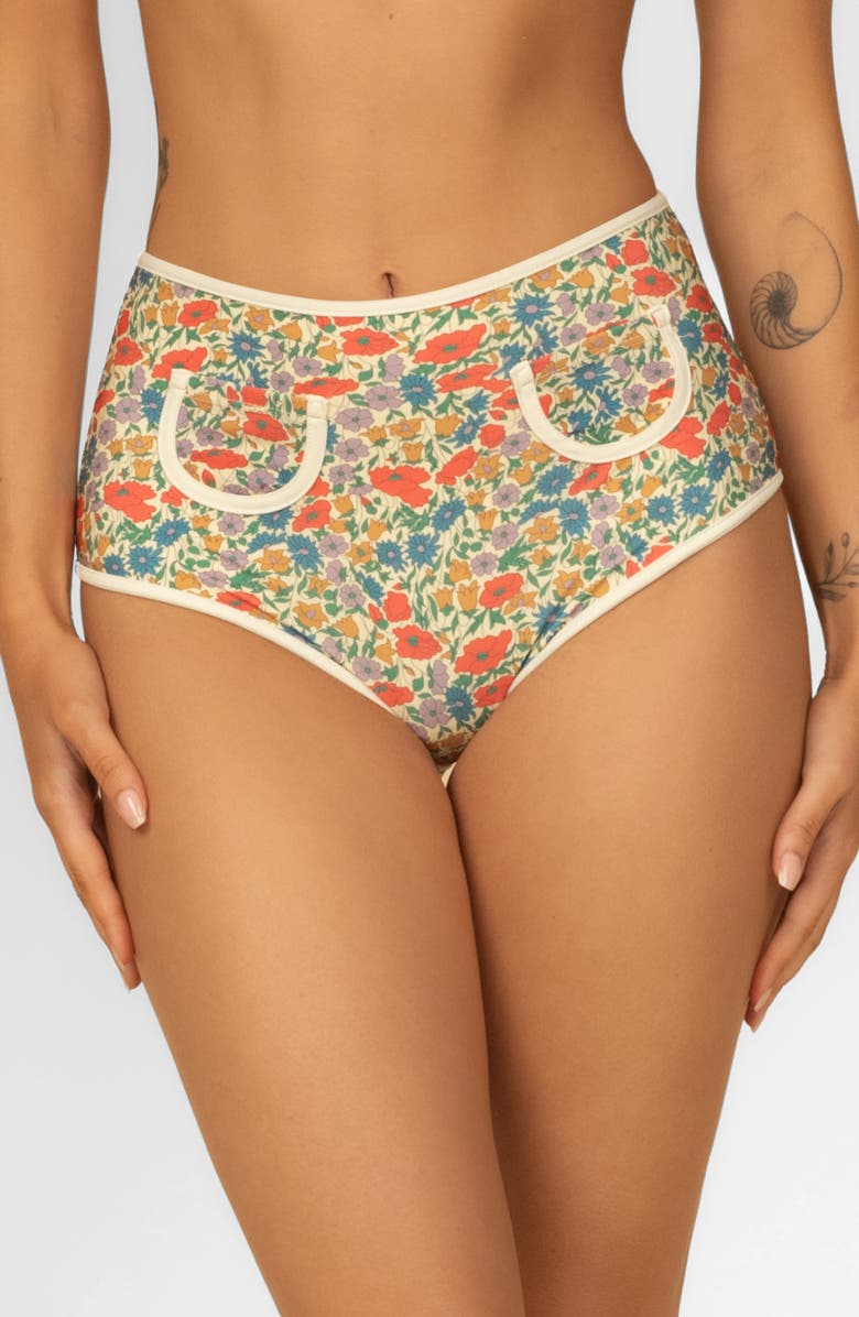 MONTCE Polly Pocket Bikini Bottoms, Main, color, Florencia Floral