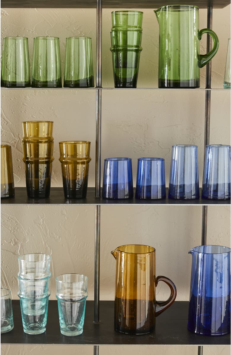 Verve Culture Moroccan Cone Jug, Alternate, color, Green