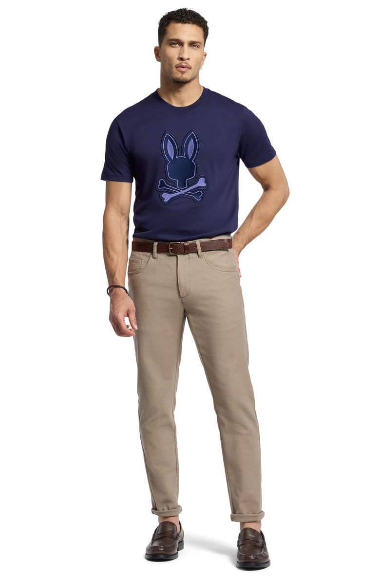 Psycho Bunny New Castle Embroidered T-Shirt, Alternate, color,