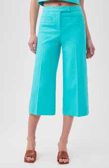 Trina Turk Oceanic Crop Wide Leg Pants