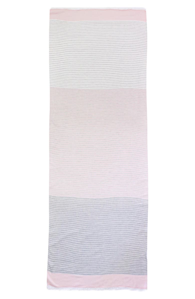 Nicoletta Rosi Reversible Yarn Dyed Fringe Scarf, Alternate, color,