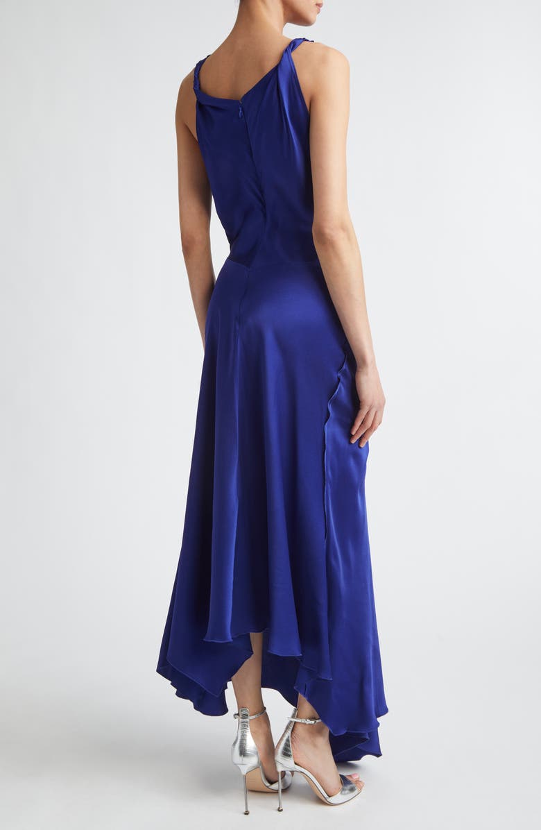 Victoria Beckham Posy Midi Dress, Alternate, color, Bright Indigo