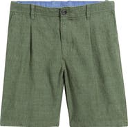 Tommy Bahama Isla Sands Pleated Stripe Linen Blend Shorts