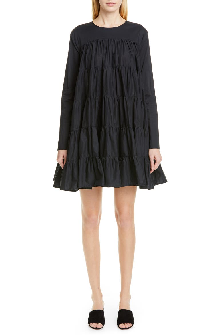 Soliman Dress, Main, color, BLACK