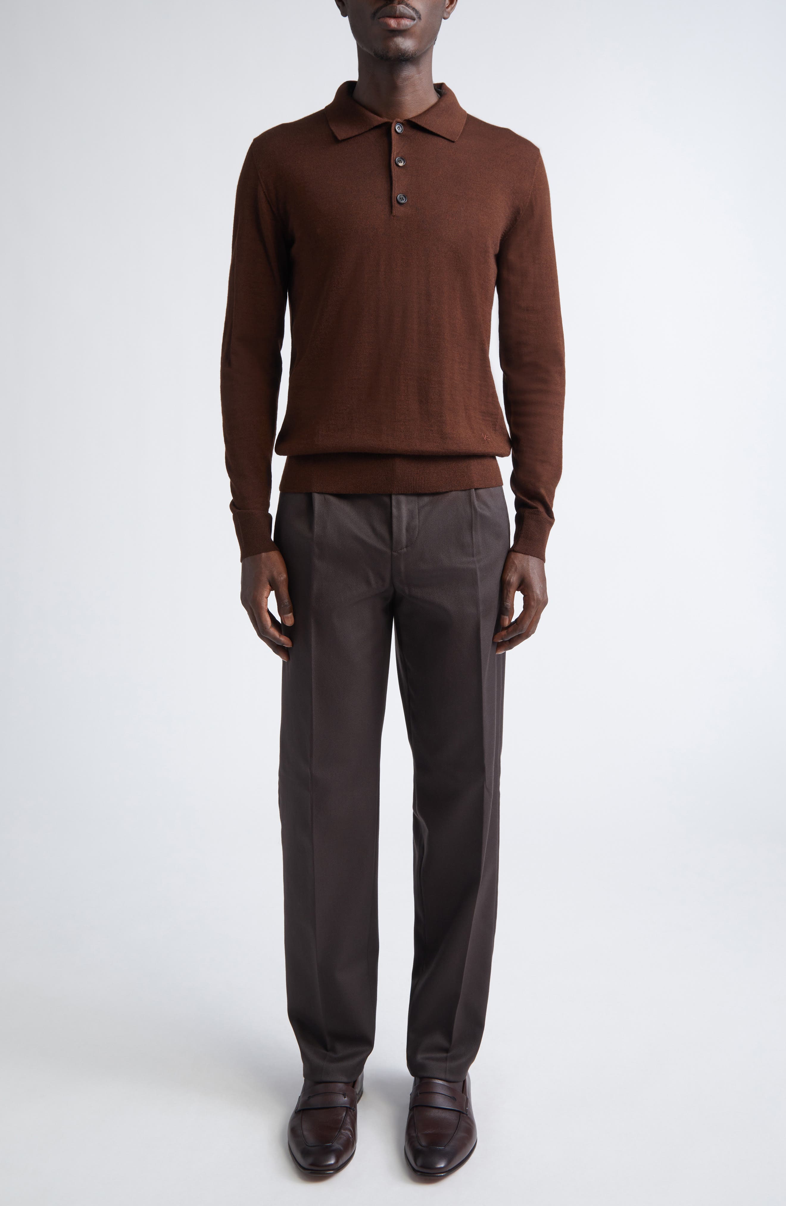 New Stretch Cotton & Wool Trousers - image 2