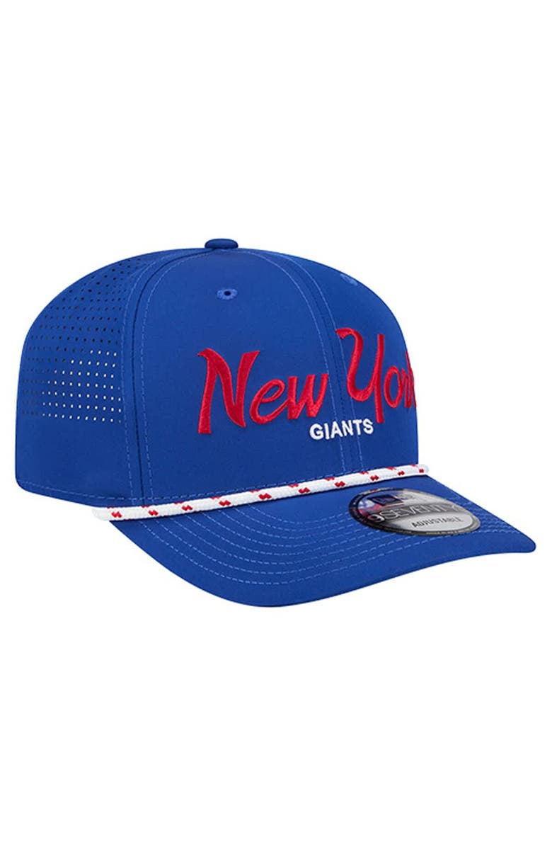 New Era Men
s New Era Royal New York Giants Script 9SEVENTY Adjustable Hat, Alternate, color, Royal