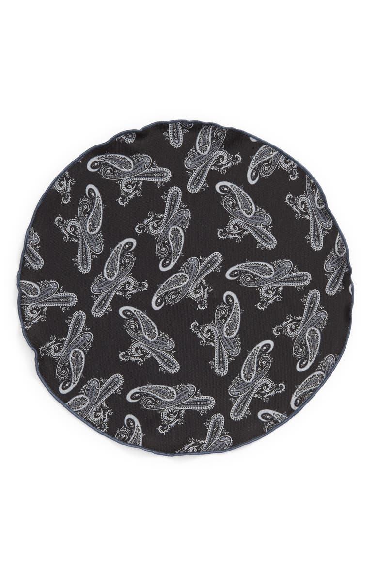 EDWARD ARMAH Paisley Reversible Silk Pocket Circle, Alternate, color, 