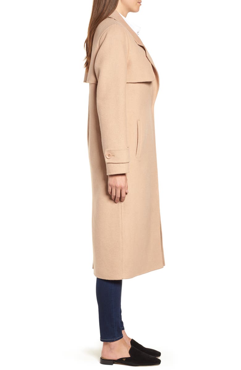Kenneth Cole New York Double Face Wool Blend Long Coat, Alternate, color, 