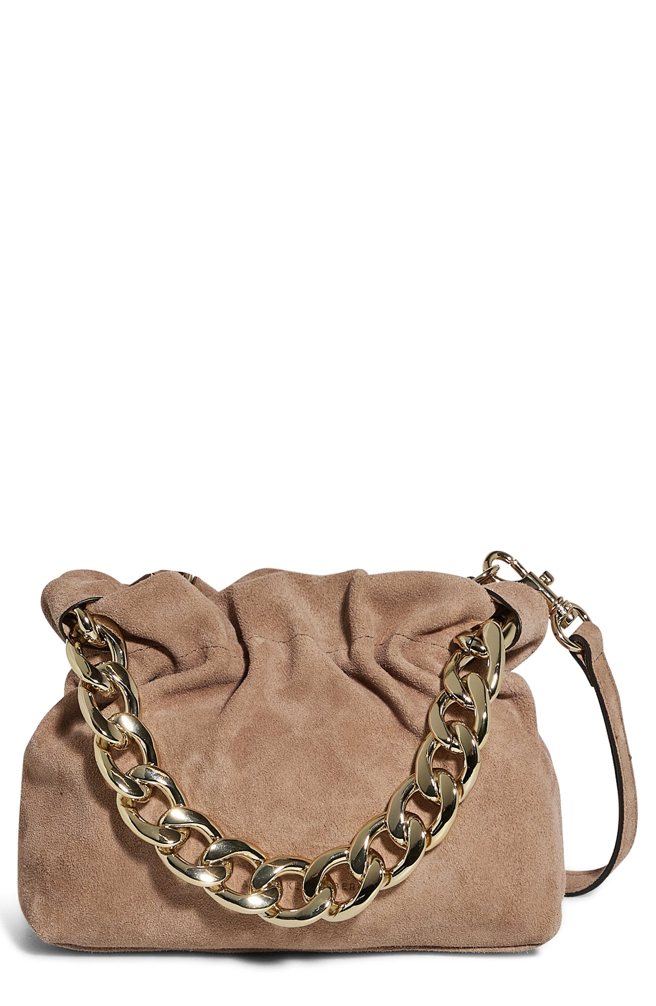 AIMEE Convertible Top Handle Bag, Main, color, Vachetta Suede