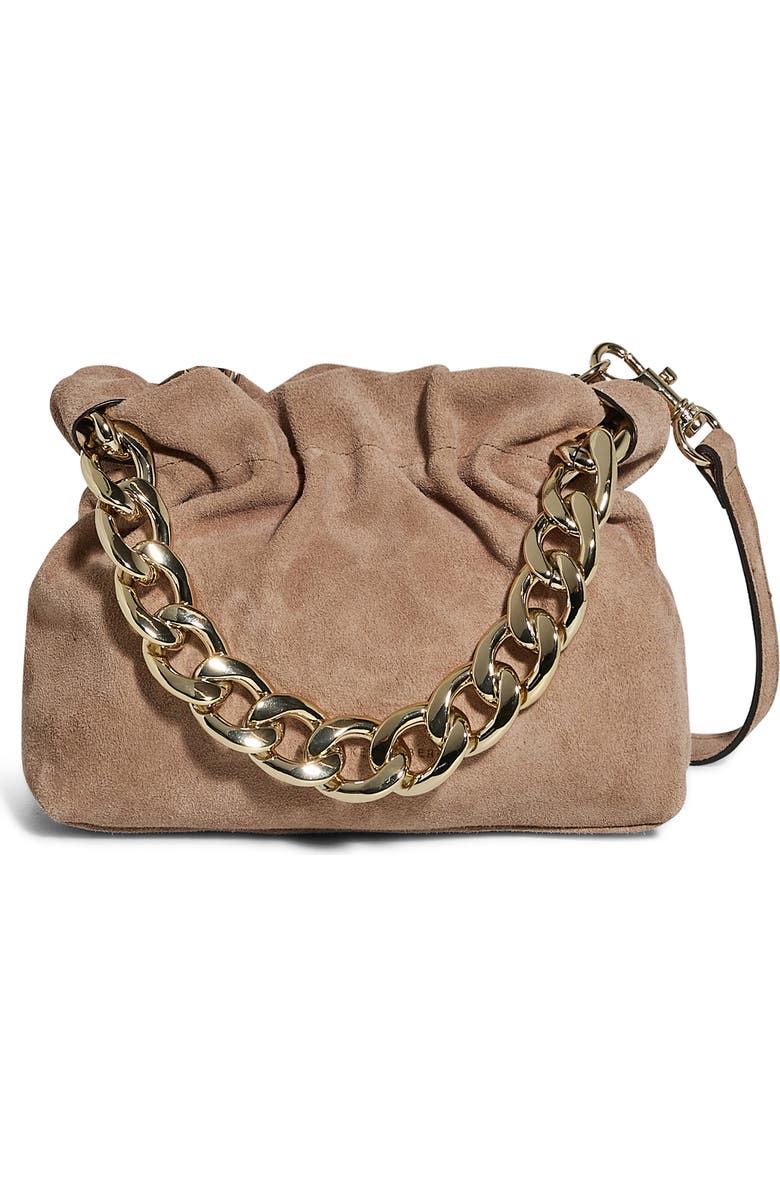 AIMEE Convertible Top Handle Bag, Main, color, Vachetta Suede