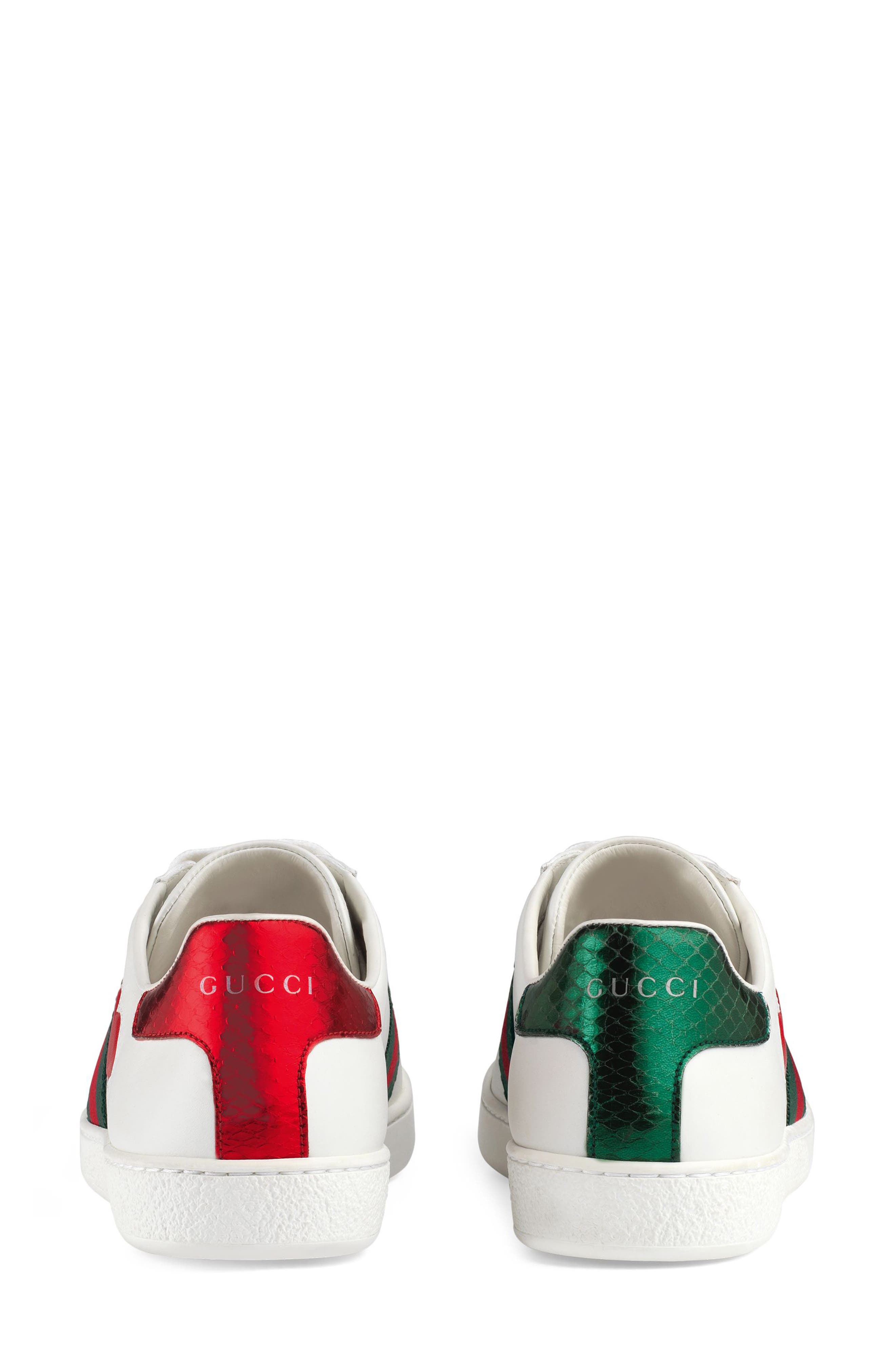 Gucci New Ace Heart Sneaker, Alternate, color, 