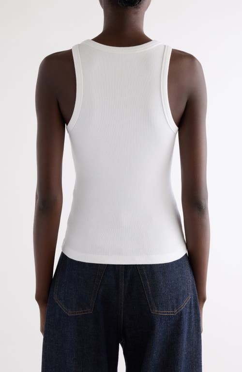 Givenchy Slim Tank Top With Logo Print In White