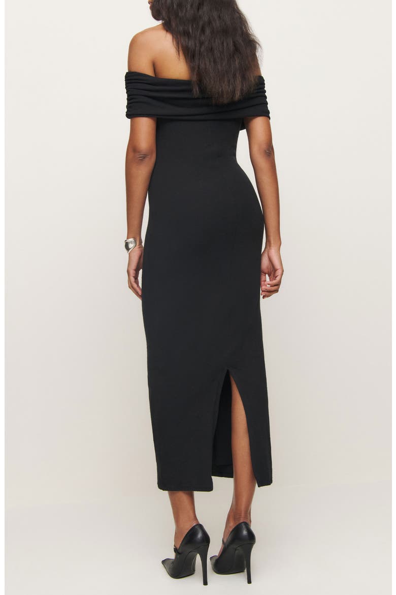 Reformation Josefina Off the Shoulder Knit Dress (Women)