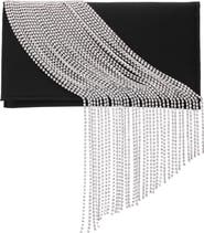 Nina Carma Fringe Clutch