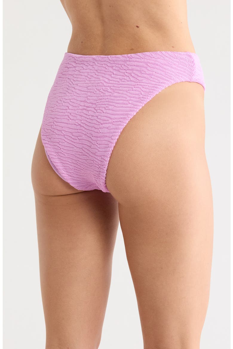 Seashore High Waist Bikini Bottoms, Alternate, color, BLOOM