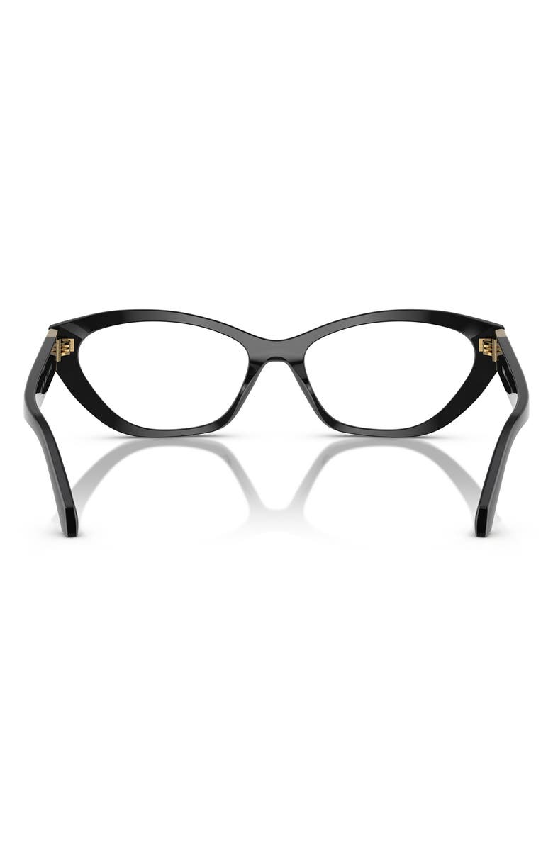 Versace 53mm Cat Eye Optical Glasses, Alternate, color, 