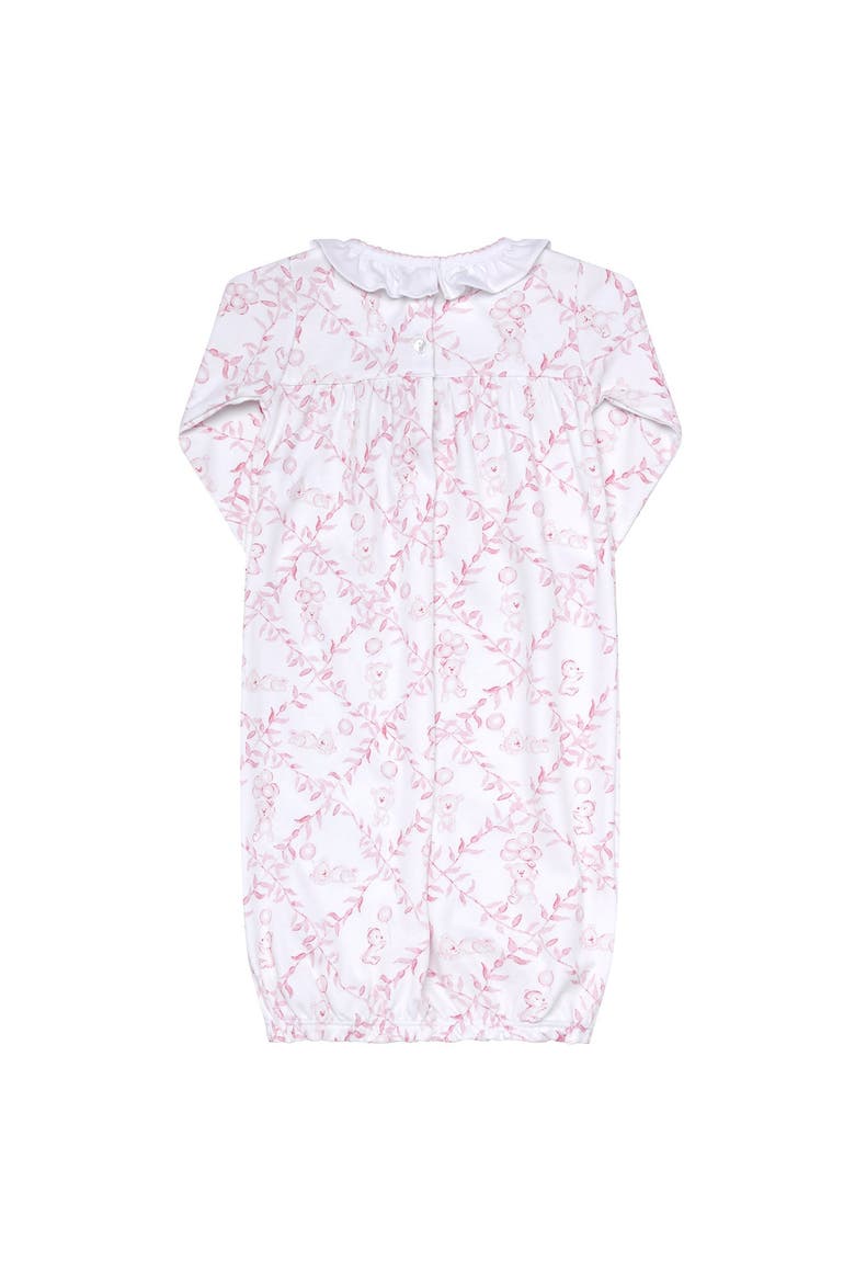 Pink Bears Trellace Baby Gown - Baby, Alternate, color, Pink
