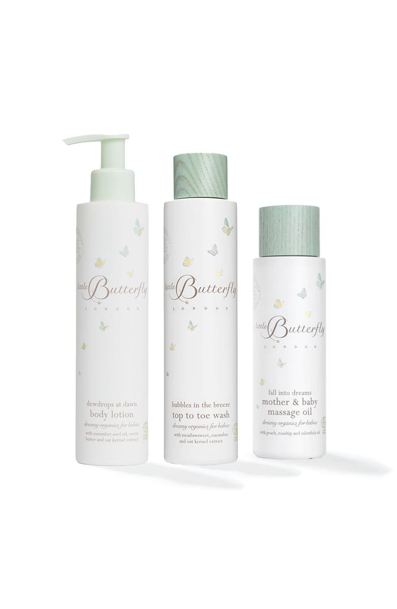 Little Butterfly London Baby's Spa & Pamper 3 Product Bundle, Main, color,